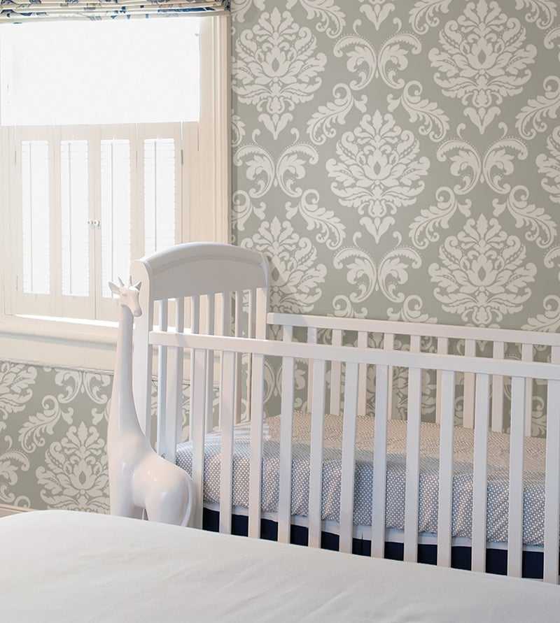 NuWallpaper NUS1935 Ariel Peel & Stick Wallpaper, Grey - Image 4
